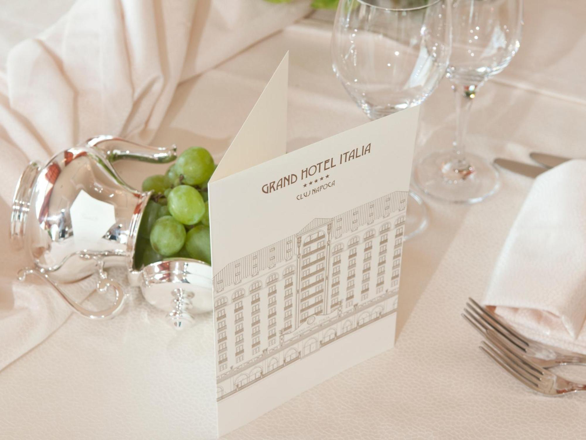 Grand Hotel Italia Клуж-Напока Екстер'єр фото Menu